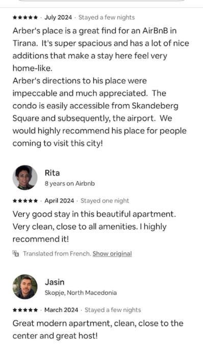 Tirana City Comfort Экстерьер фото